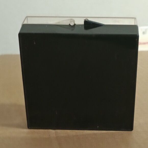 Mens Vintage Silver Tone Buckle Cufflinks Tie Clip Blue Rhinestone - Picture 5 of 6